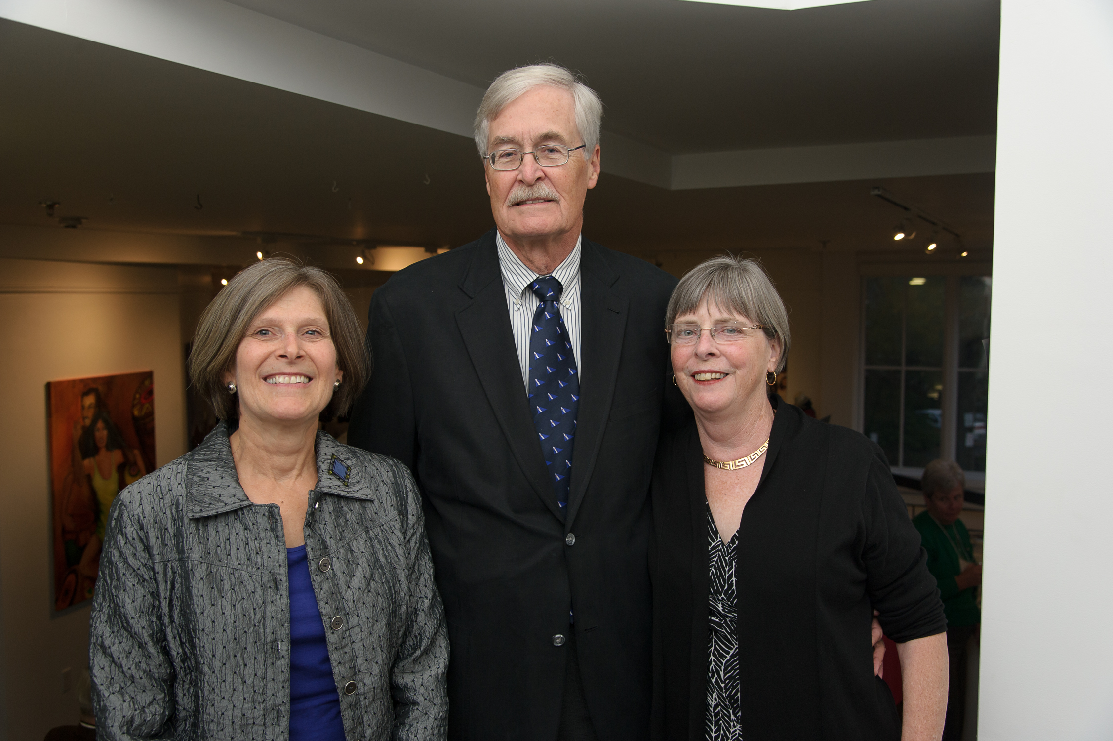 Heritage Society Co-Chairs Helena Hartnett, Robert Menson and Margo Hicks Waite